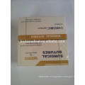 Medical synthetic sterile absorbable surgical suture with needle